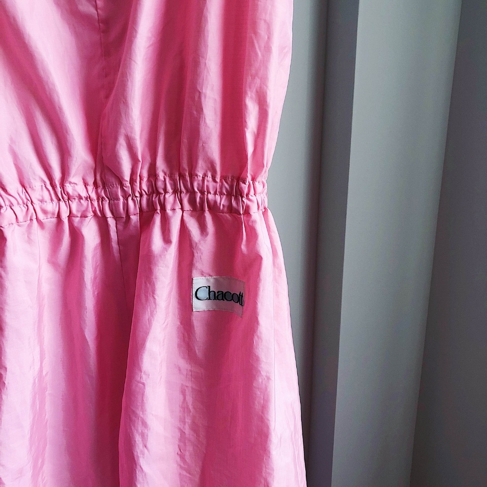 CHACOTT BUBBLEGUM PINK TRASHBAG OVERALL WARMUPS - Picture 4 of 5
